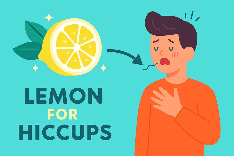 レモンの酸味がしゃっくりを止めるのに使われる現象