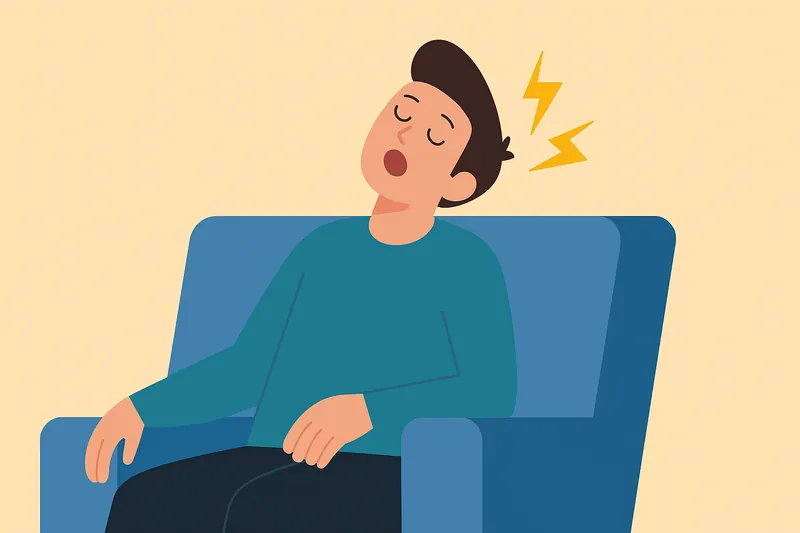 居眠り中に体がビクッと動くジャーキング現象