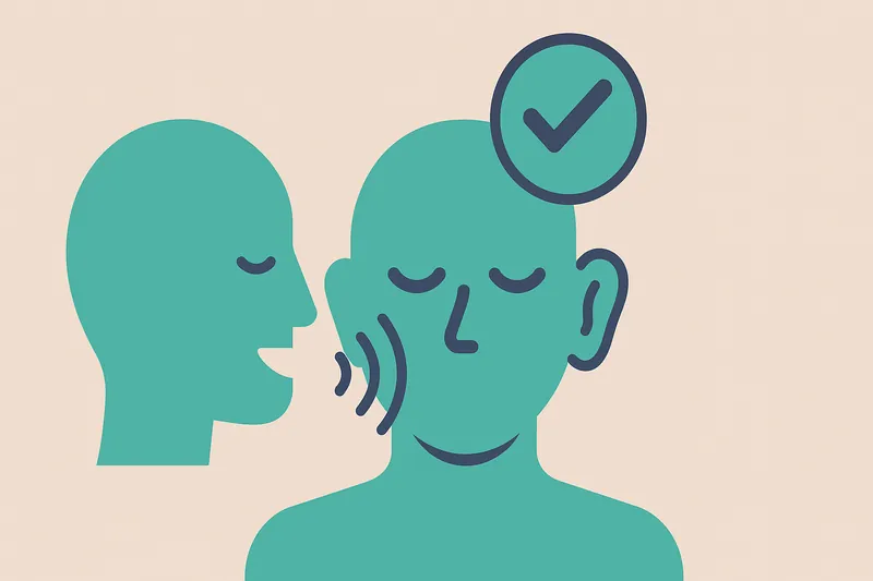 右耳に話しかけると承諾率が上がる心理現象の構図