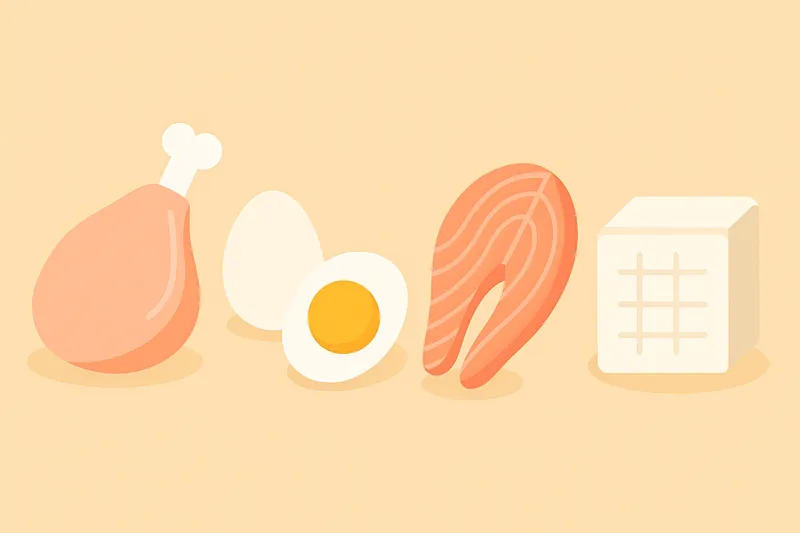 zatsugaku diet chicken egg salmon tofu