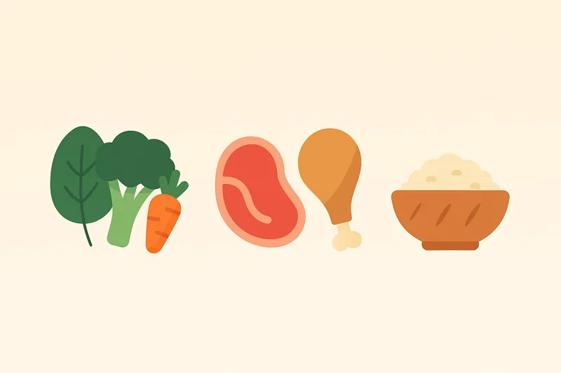 zatsugaku diet food icons