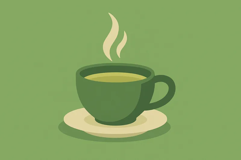 zatsugaku diet green tea cup