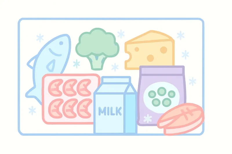 zatsugaku instructive frozen food items