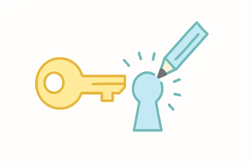 zatsugaku instructive key and lock creation