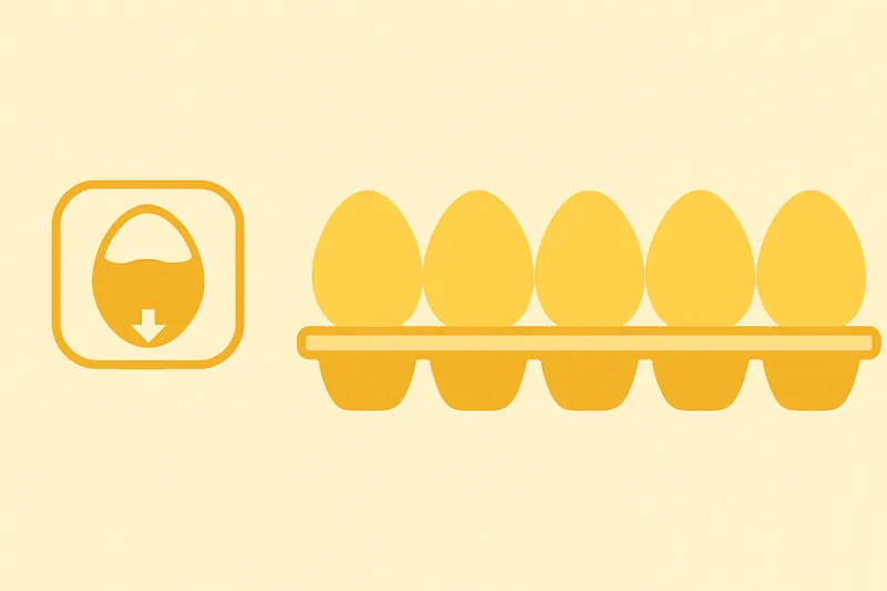 zatsugaku useful egg tray with icons