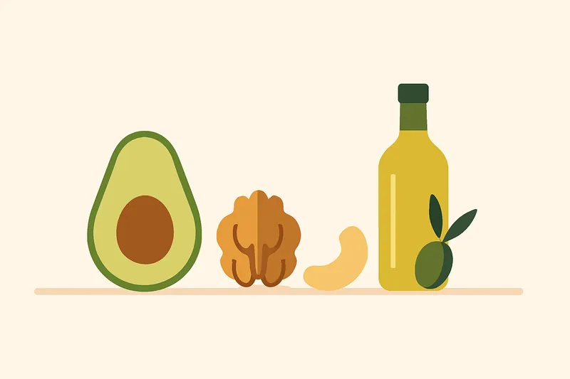 zatsugaku diet avocado walnut cashew olive oil