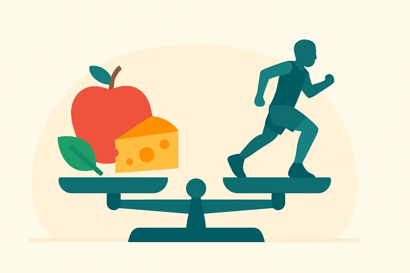 zatsugaku diet food and running on scale