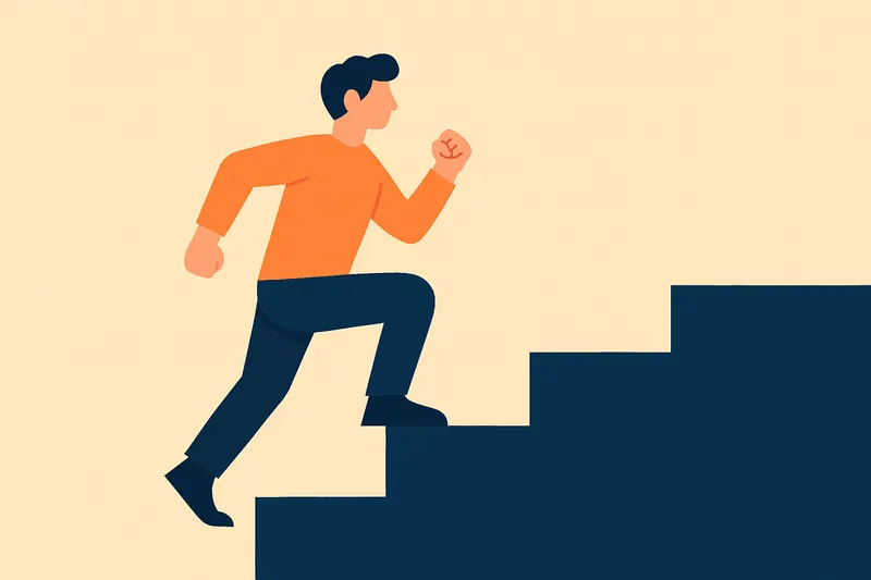 zatsugaku diet man running up stairs