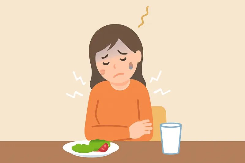 zatsugaku diet person unhappy with diet food