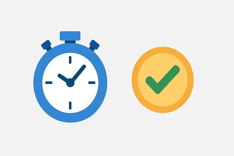 zatsugaku diet stopwatch checkmark