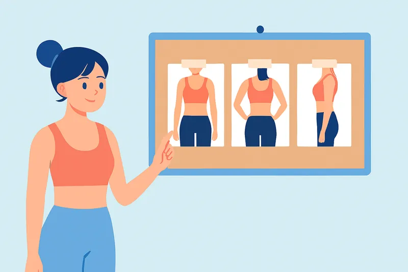 zatsugaku diet woman pointing at body type chart