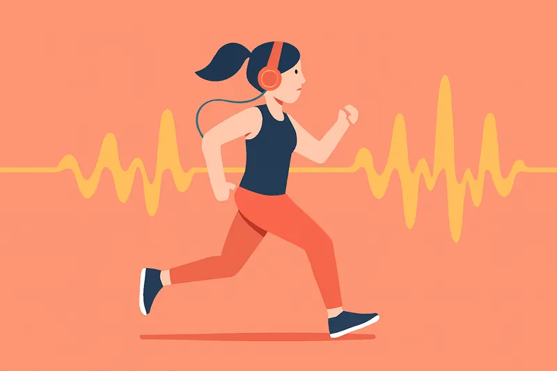 zatsugaku diet woman running with headphones