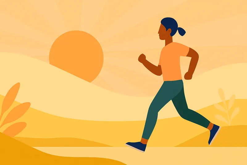 zatsugaku diet running at sunrise