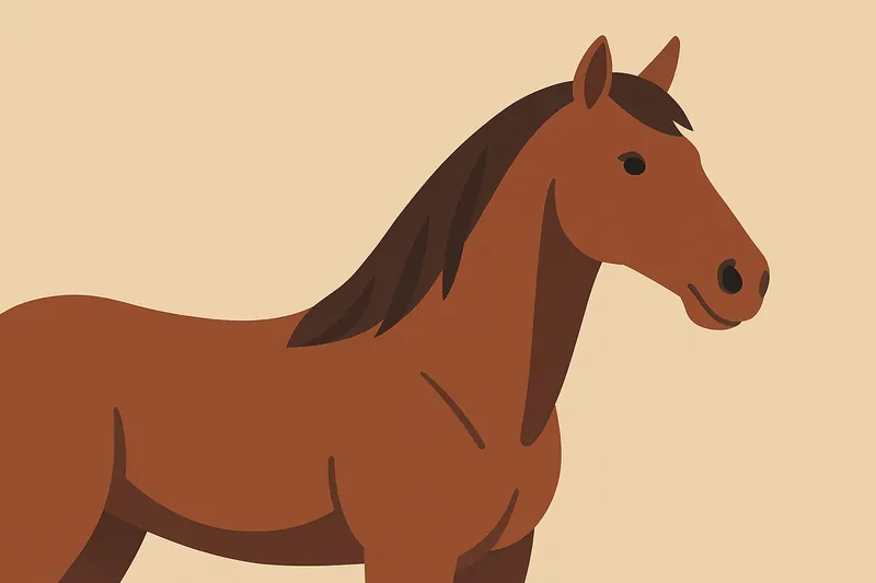 zatsugaku frivolous brown horse