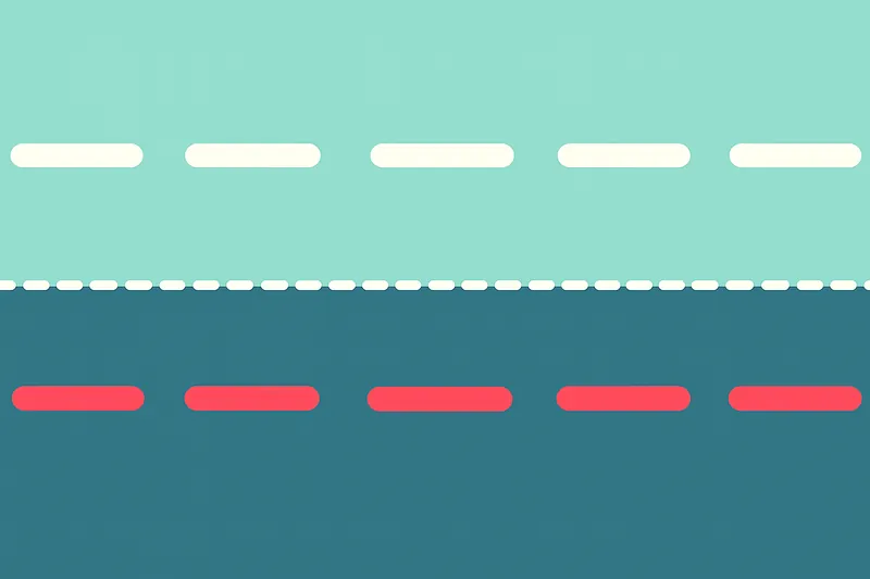 zatsugaku frivolous dashed lines