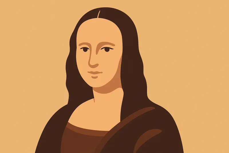 zatsugaku frivolous mona lisa illustration