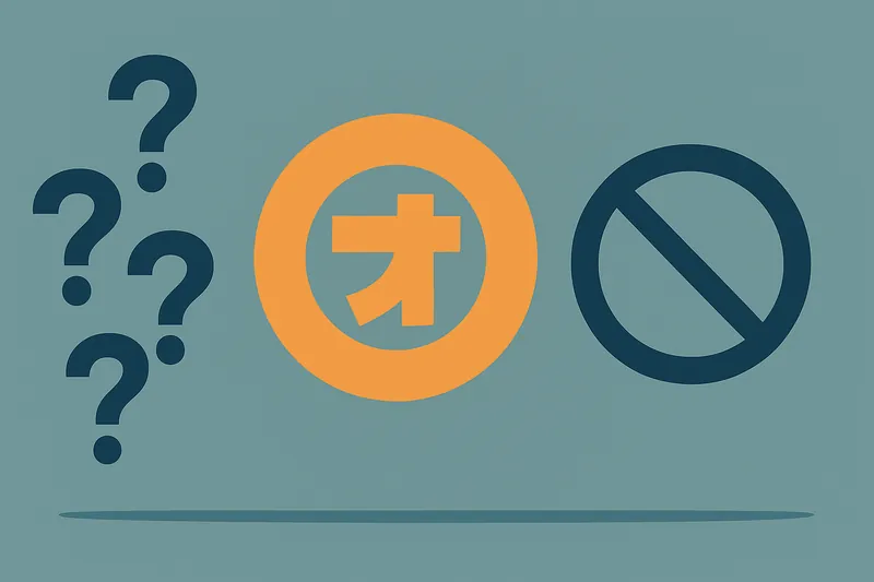 zatsugaku frivolous question mark or ok symbol prohibited symbol