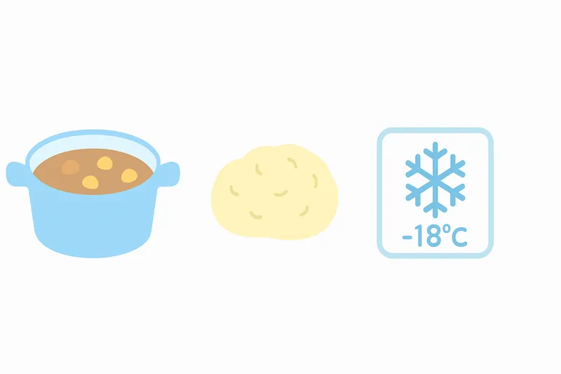 zatsugaku instructive food prep freezing