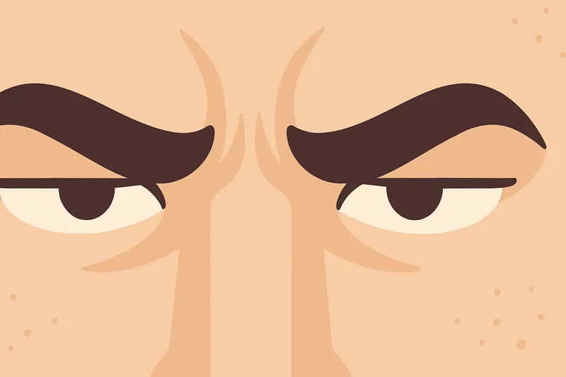 zatsugaku psychology angry eyes