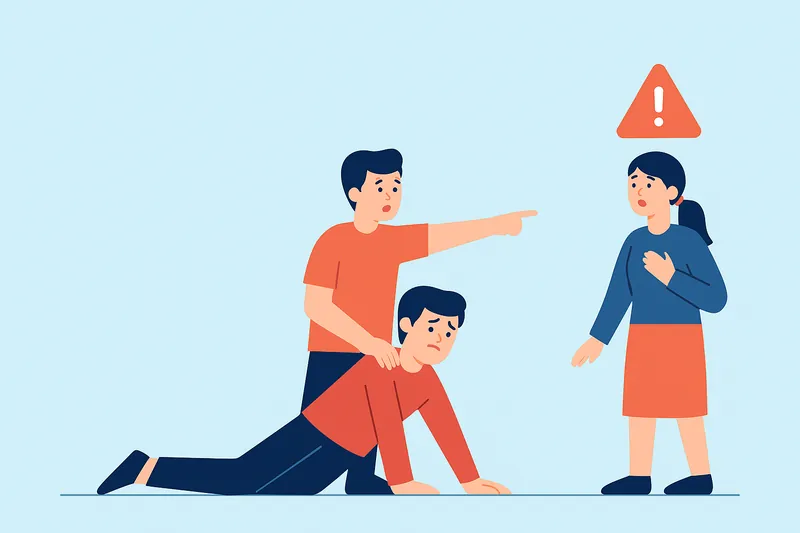 zatsugaku psychology drowning people pointing