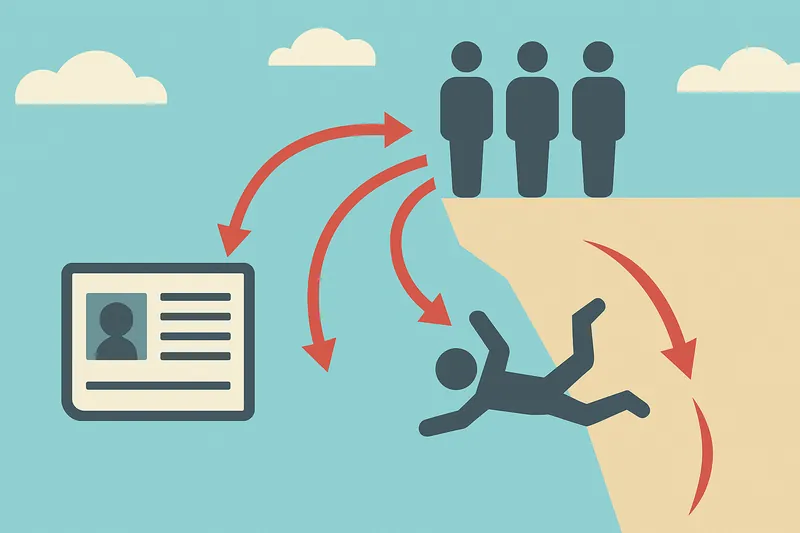 zatsugaku psychology falling off cliff from id