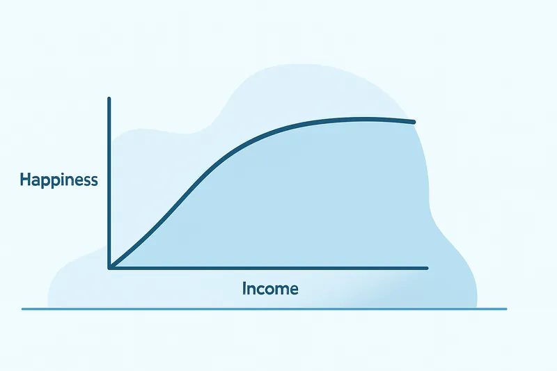 zatsugaku psychology income happiness curve