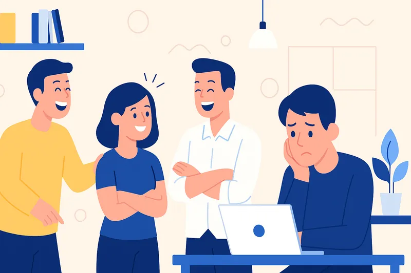 zatsugaku psychology lonely person at work