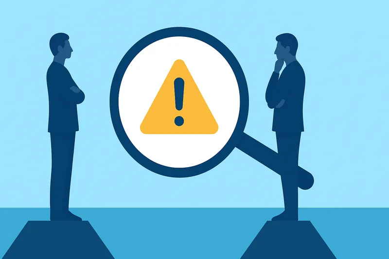 zatsugaku psychology two men examining warning sign