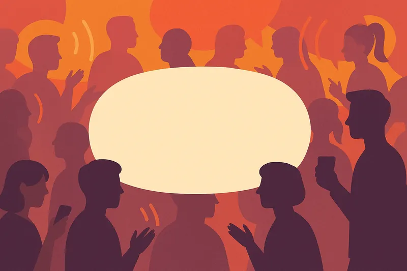 zatsugaku psychology people talking in a crowd