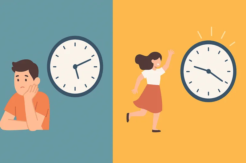 zatsugaku psychology time management contrast