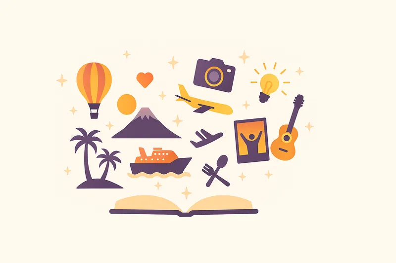 zatsugaku psychology travel and leisure icons