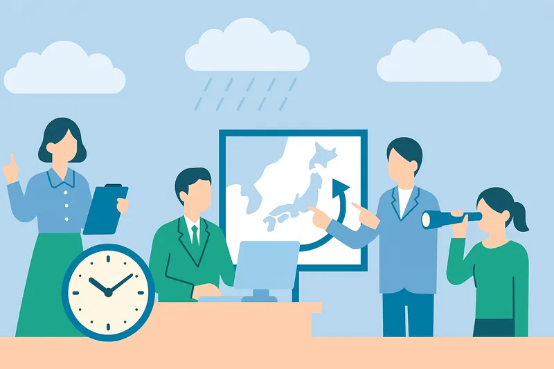 zatsugaku rainy season weather forecasting meeting