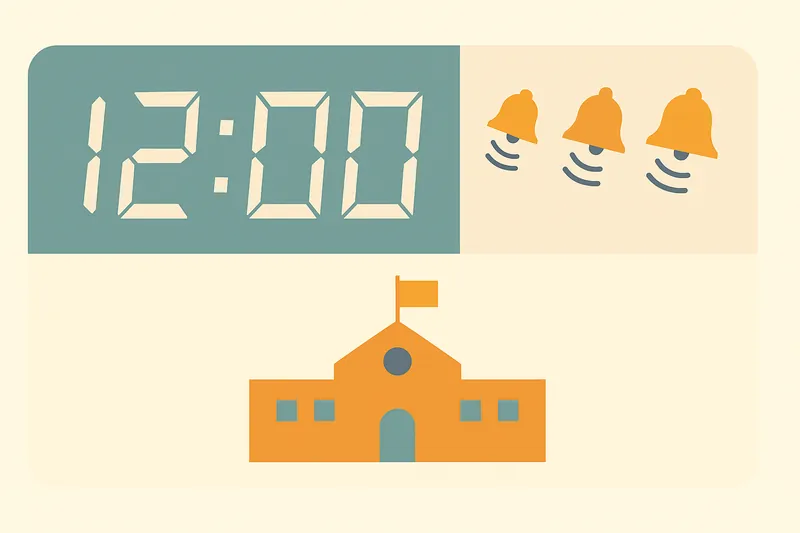 zatsugaku school 12 o clock school bells