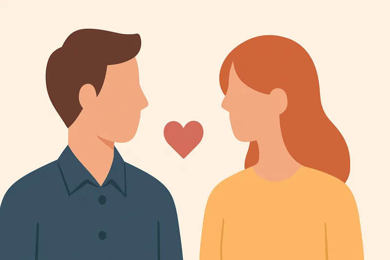 zatsugaku school couple with heart