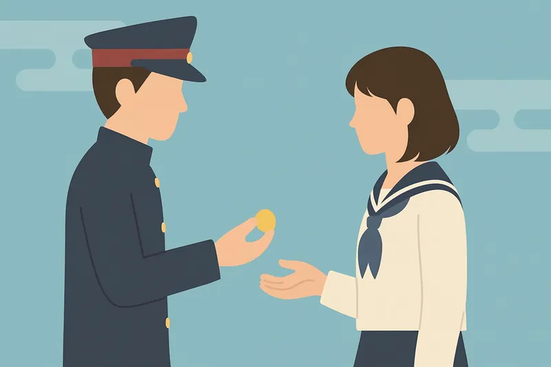 zatsugaku school exchange coin