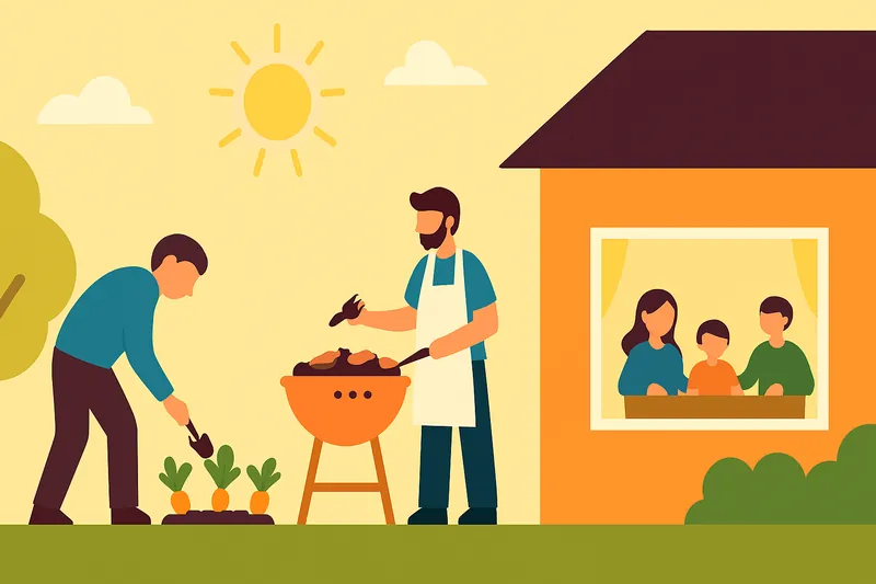 zatsugaku school family barbecue