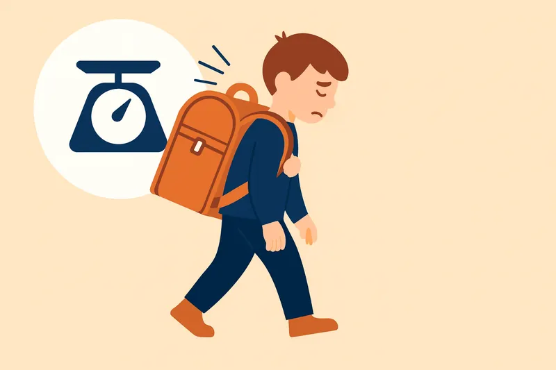 zatsugaku school heavy backpack