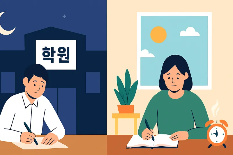 zatsugaku school night and day study