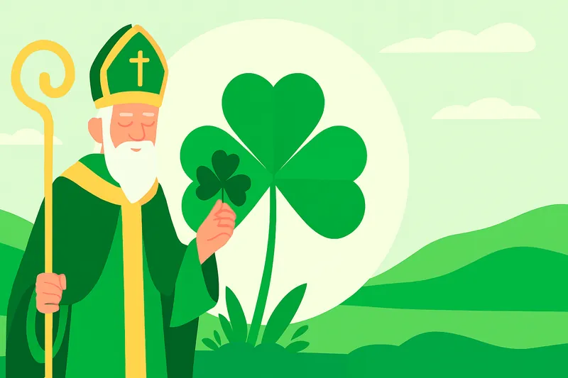 zatsugaku school saint patrick day illustration