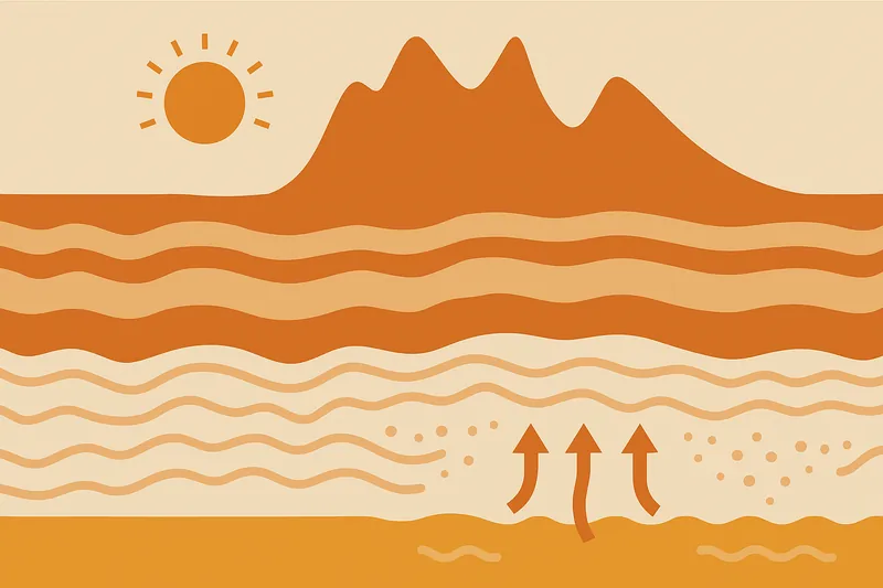 トラバーチン模様のルーツを表す構図