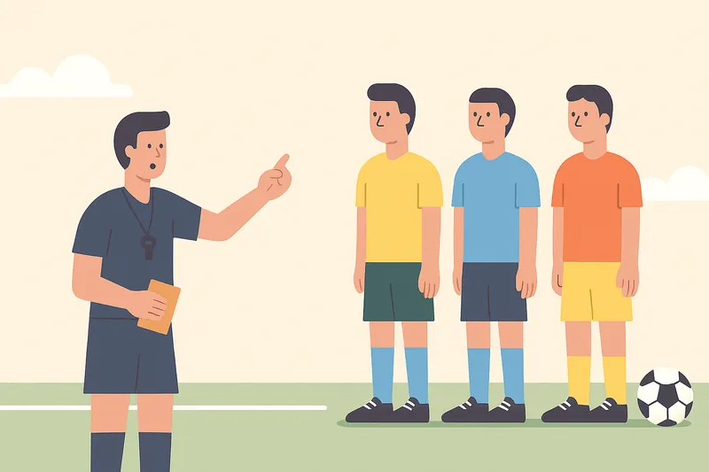 zatsugaku soccer coach teaching players