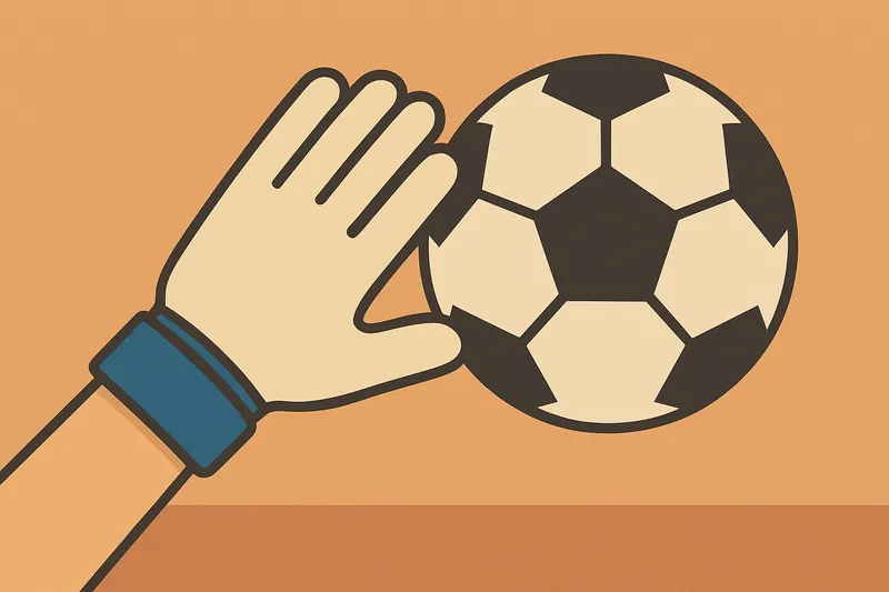 zatsugaku soccer goalkeeper glove catching ball