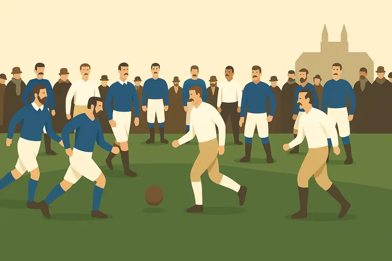 zatsugaku soccer vintage football match