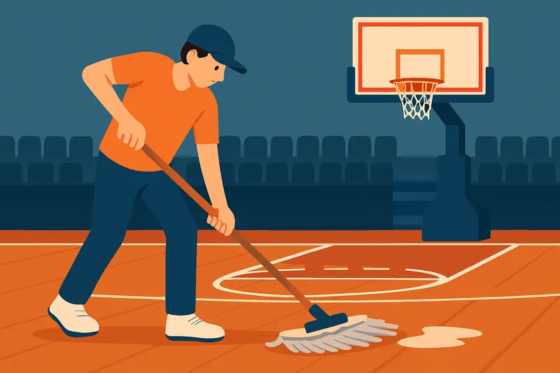 zatsugaku sports basketball court cleaning