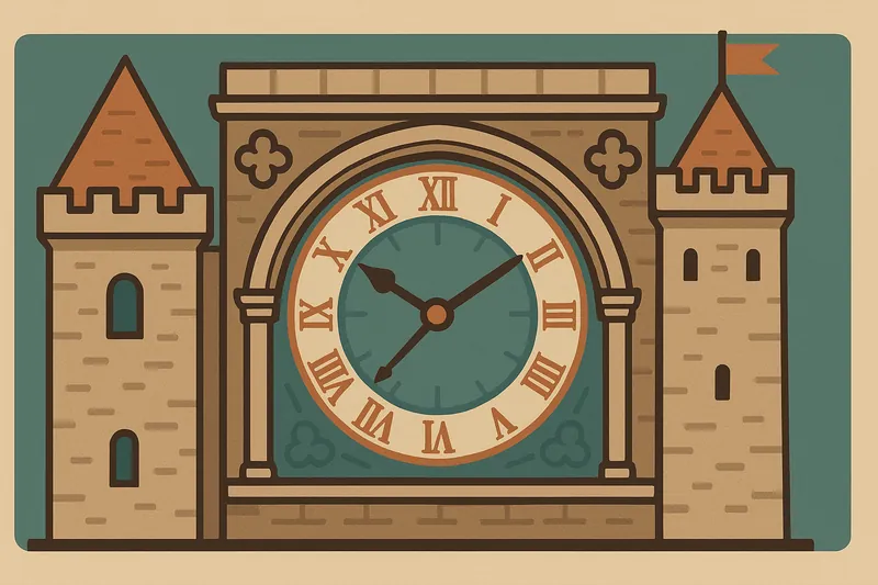 zatsugaku sports castle clock