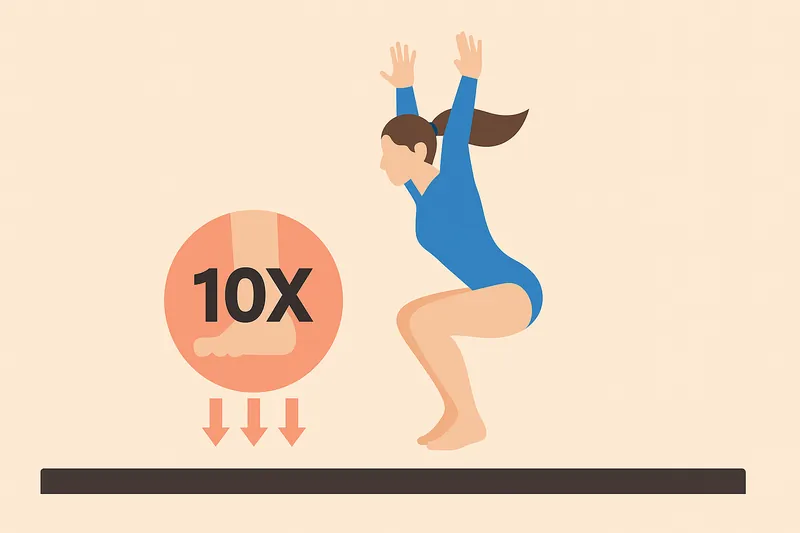 zatsugaku sports gymnast jump 10x