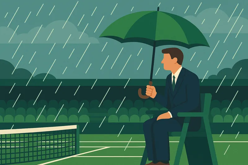 zatsugaku sports rainy tennis umpire