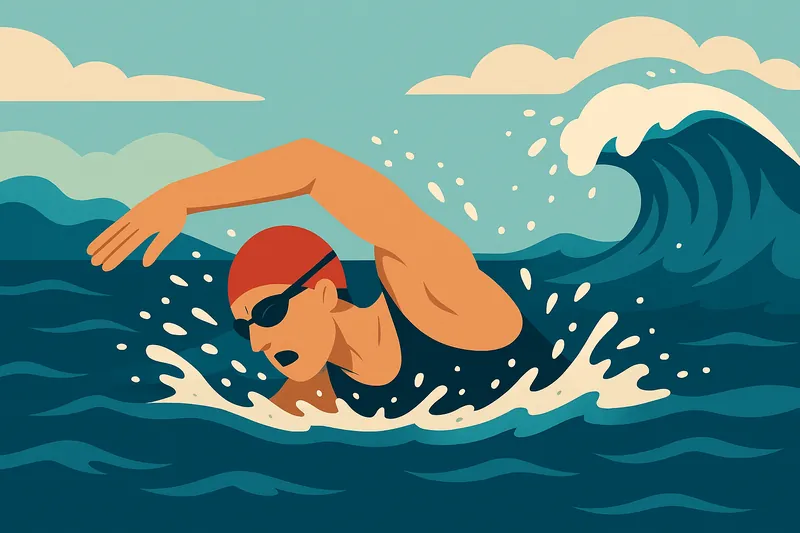 zatsugaku sports swimmer in ocean