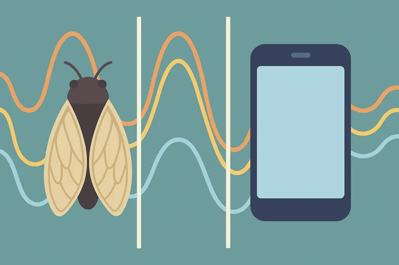 zatsugaku summer cicada phone sound wave