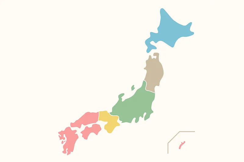 zatsugaku summer map of japan